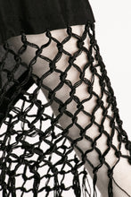 Load image into Gallery viewer, 1950s Piano Shawl Embroidered Metallic Floral Fringe Wrap