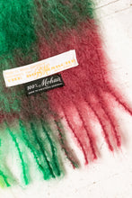 Load image into Gallery viewer, 1970s Scarf Mohair Bright Plaid Knit Wrap
