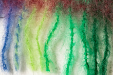 Load image into Gallery viewer, 1970s Scarf Mohair Bright Plaid Knit Wrap