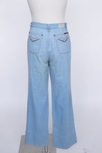 Load image into Gallery viewer, 1970s Jeans Pentimento Cotton Denim Boho Hippie 26&quot; x 30&quot;