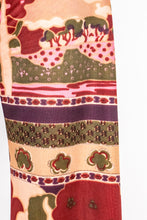Load image into Gallery viewer, 1970s Pants Nylon Print Nylon Knit Low Rise XS