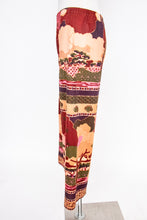 Load image into Gallery viewer, 1970s Pants Nylon Print Nylon Knit Low Rise XS