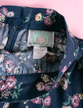 Load image into Gallery viewer, 1970s Prairie Skirt Floral Cotton Full S
