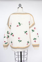 Load image into Gallery viewer, 1980s Sweater Floral Wool Mohair Chunky Oversized L