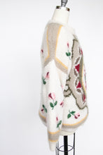 Load image into Gallery viewer, 1980s Sweater Floral Wool Mohair Chunky Oversized L