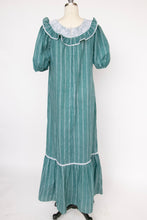 Load image into Gallery viewer, 1970s Maxi Tent Dress Floral Cotton Hawaiian M