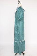 Load image into Gallery viewer, 1970s Maxi Tent Dress Floral Cotton Hawaiian M