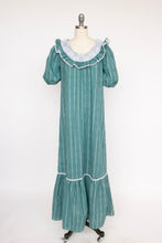 Load image into Gallery viewer, 1970s Maxi Tent Dress Floral Cotton Hawaiian M