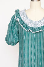 Load image into Gallery viewer, 1970s Maxi Tent Dress Floral Cotton Hawaiian M