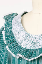 Load image into Gallery viewer, 1970s Maxi Tent Dress Floral Cotton Hawaiian M