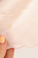 Load image into Gallery viewer, 1940s Silk Slip Pink Embroidered Length Bias Cut M
