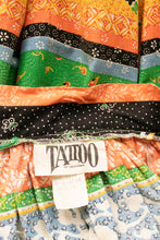 Load image into Gallery viewer, 1970s Full Skirt Floral Cotton Peasant XS