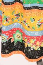 Load image into Gallery viewer, 1970s Full Skirt Floral Cotton Peasant XS