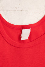 Load image into Gallery viewer, 1970s Tank Top Red Sleeveless Tee S