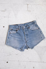 Load image into Gallery viewer, 1990s Levi&#39;s 501xx Jean Shorts Cotton Denim Cut Offs 28&quot;