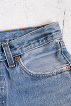 Load image into Gallery viewer, 1990s Levi&#39;s 501xx Jean Shorts Cotton Denim Cut Offs 28&quot;
