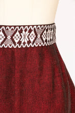 Load image into Gallery viewer, 1960s Maxi Column Skirt Cotton Woven Mexican M