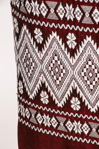 1960s Maxi Column Skirt Cotton Woven Mexican M