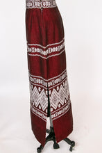 Load image into Gallery viewer, 1960s Maxi Column Skirt Cotton Woven Mexican M