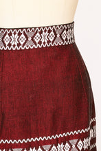 Load image into Gallery viewer, 1960s Maxi Column Skirt Cotton Woven Mexican M