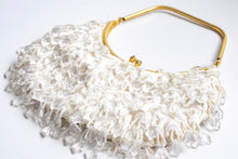 Load image into Gallery viewer, 1960s Purse 3D Beaded Dangle Embellished Cocktail Clutch Bag