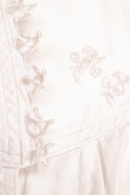 Load image into Gallery viewer, 1910s Bed Jacket Cotton Embroidered Lingerie Top