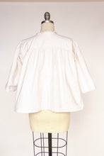 Load image into Gallery viewer, 1910s Bed Jacket Cotton Embroidered Lingerie Top
