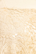 Load image into Gallery viewer, 1930s Dress Deco Sheer Lace Sequin Gown M/L