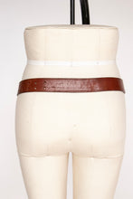 Load image into Gallery viewer, 1970s Belt Brass Buckle NW Native Whale Brown Leather