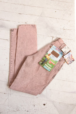 1980s Wrangler Jeans Cotton Denim Deadstock Pink 26