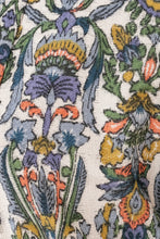 Load image into Gallery viewer, 1950s Kimono Japanese Robe Silk Crepe Printed Long