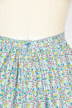 Load image into Gallery viewer, 1970s Full Skirt Floral Cotton Peasant XS