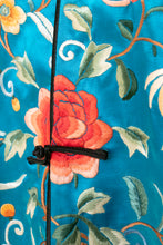 Load image into Gallery viewer, Vintage 1950s Embroidered Robe Chinese Silk Floral Jacket