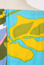 Load image into Gallery viewer, 1960s Dress Hawaiian Cotton Abstract Shift S