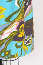 Load image into Gallery viewer, 1960s Dress Hawaiian Cotton Abstract Shift S
