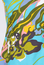 Load image into Gallery viewer, 1960s Dress Hawaiian Cotton Abstract Shift S