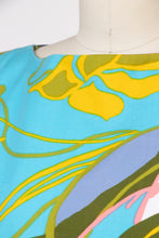 Load image into Gallery viewer, 1960s Dress Hawaiian Cotton Abstract Shift S