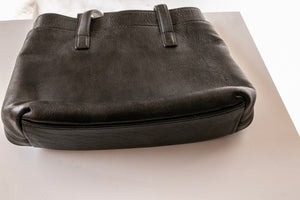 1990s Coach Purse Black Leather Shoulder Bag