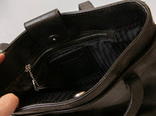 Load image into Gallery viewer, 1990s Coach Purse Black Leather Shoulder Bag