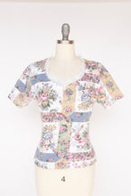 Load image into Gallery viewer, 1990s T-Shirt Patchwork Printed Baby Tee M