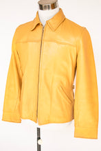 Load image into Gallery viewer, 1970s Men&#39;s Buckskin Leather Jacket Zip Up M