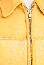 Load image into Gallery viewer, 1970s Men&#39;s Buckskin Leather Jacket Zip Up M