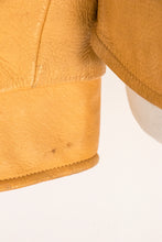 Load image into Gallery viewer, 1970s Men&#39;s Buckskin Leather Jacket Zip Up M