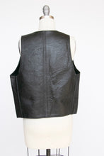 Load image into Gallery viewer, 1980s Motorcycle Biker Leather Vest Women's Top S