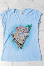 Load image into Gallery viewer, 1970s T-Shirt Terry Cloth Kangaroo Fitted Baby Tee S