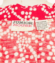 Load image into Gallery viewer, 1970s Blouse Printed Knit Shirt Button Up S