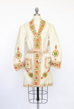 Load image into Gallery viewer, 1960s Jacket Embroidered Wool Ethnic Coat M / L