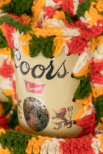 Load image into Gallery viewer, Vintage 1970s Crocheted Beer Can Hat Coors Hippie Novelty