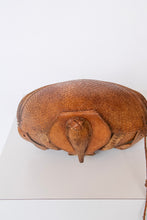 Load image into Gallery viewer, 1940s Armadillo Purse Taxidermy Brown Leather Shoulder Handbag Bag