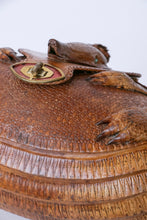 Load image into Gallery viewer, 1940s Armadillo Purse Taxidermy Brown Leather Shoulder Handbag Bag
